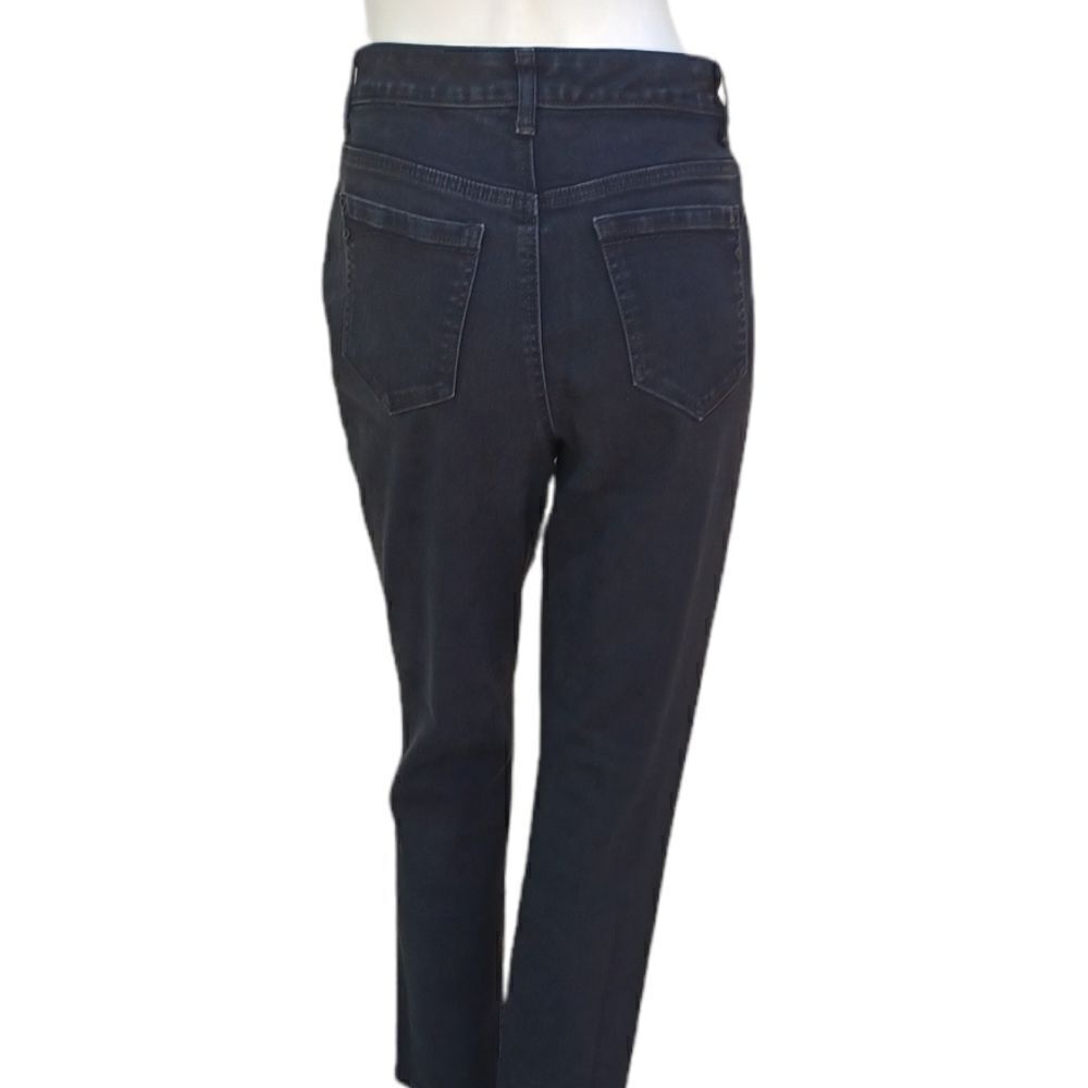 427616..Black Bandolino Skinny Jeans Size 8 Missy, 28" Waist 28" Inseam 10" Rise
