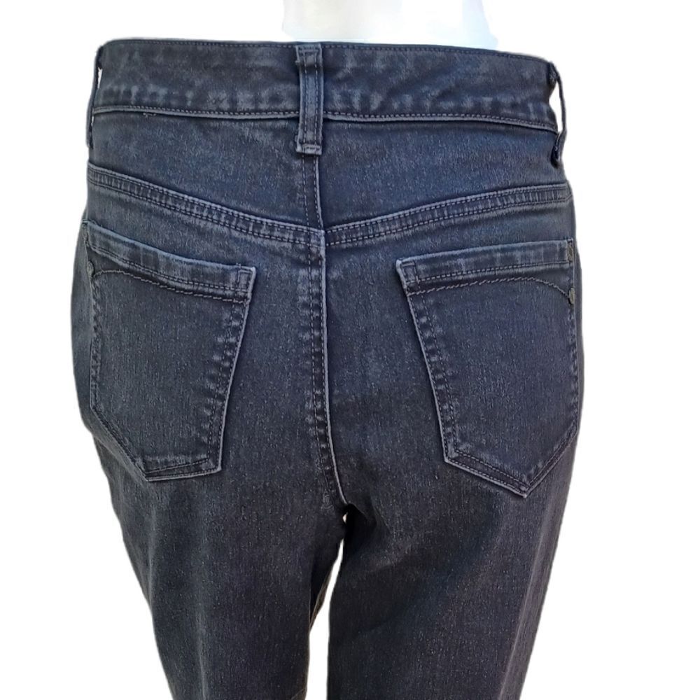 427616..Black Bandolino Skinny Jeans Size 8 Missy, 28" Waist 28" Inseam 10" Rise