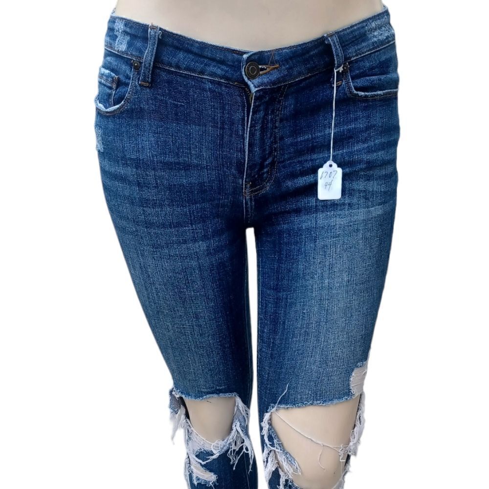 670744....Eunina High Rise Crop Jeans Size 9, W28" 25" Inseam 8"Rise