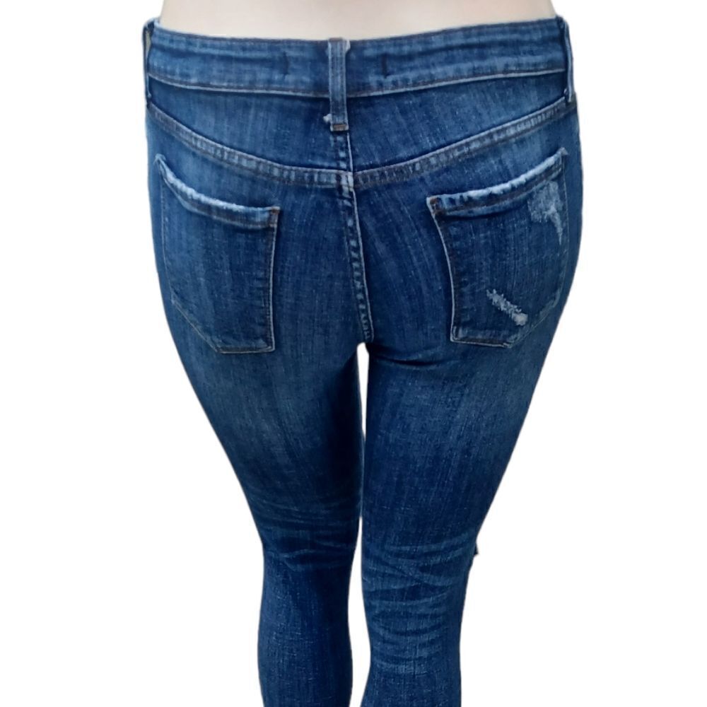670744....Eunina High Rise Crop Jeans Size 9, W28" 25" Inseam 8"Rise