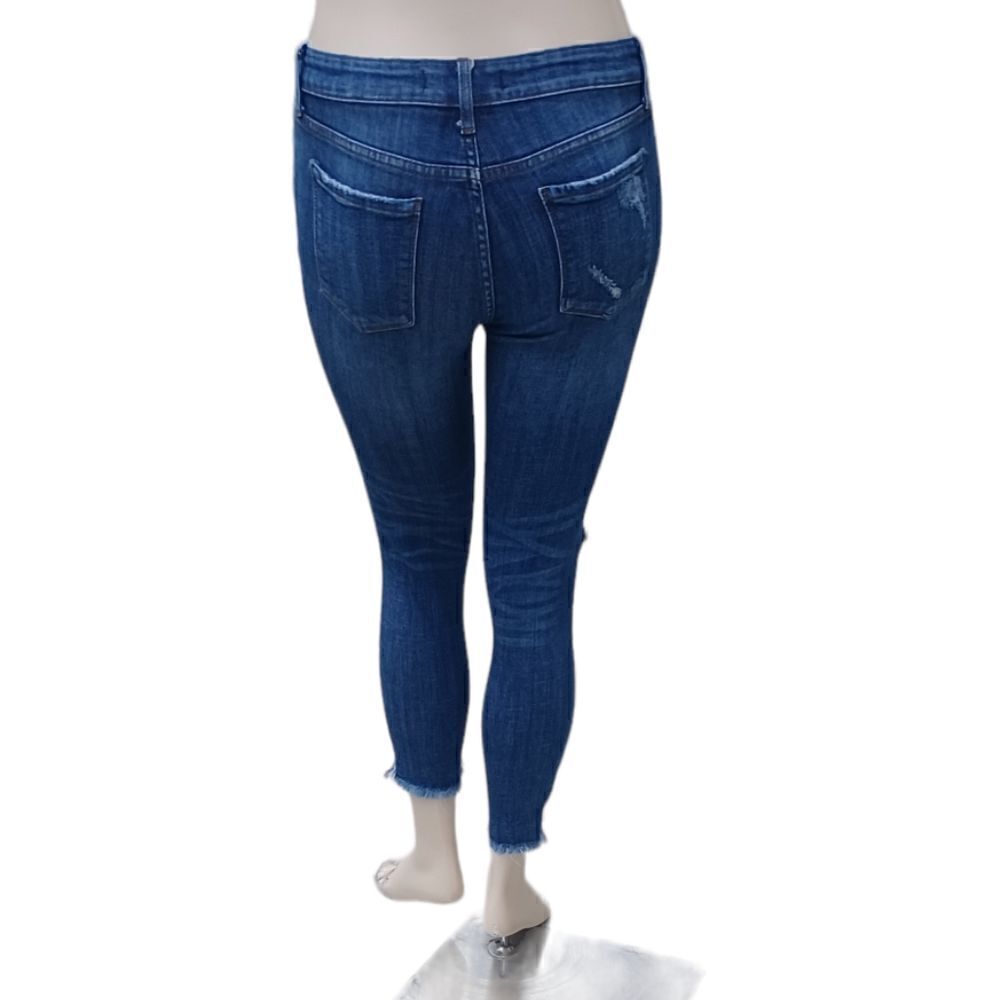 670744....Eunina High Rise Crop Jeans Size 9, W28" 25" Inseam 8"Rise