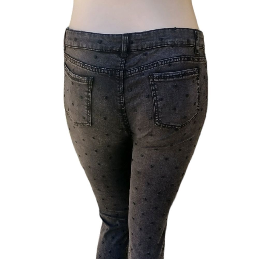 5880...Black Cat & Jack Polka Dot Jegging Size 18Plus, W32" 26"Inseam 8 1/2"Rise