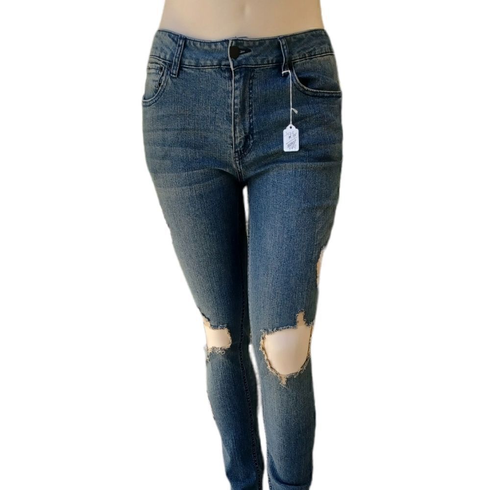 541927...Original Use Mom Skinny Jeans Size 34, 30"Inseam  10"Rise