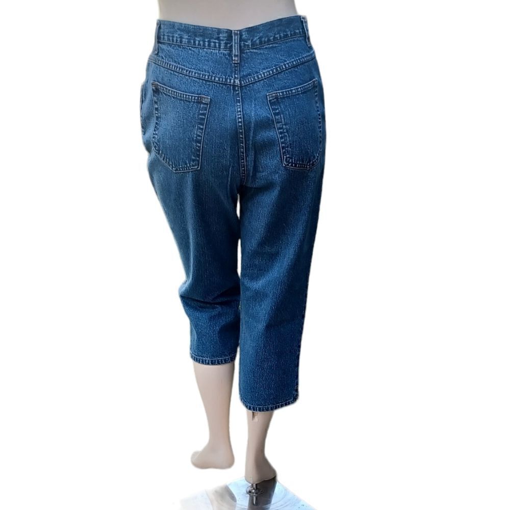 519719...Bill Blast High Rise Crop Jeans Size 14