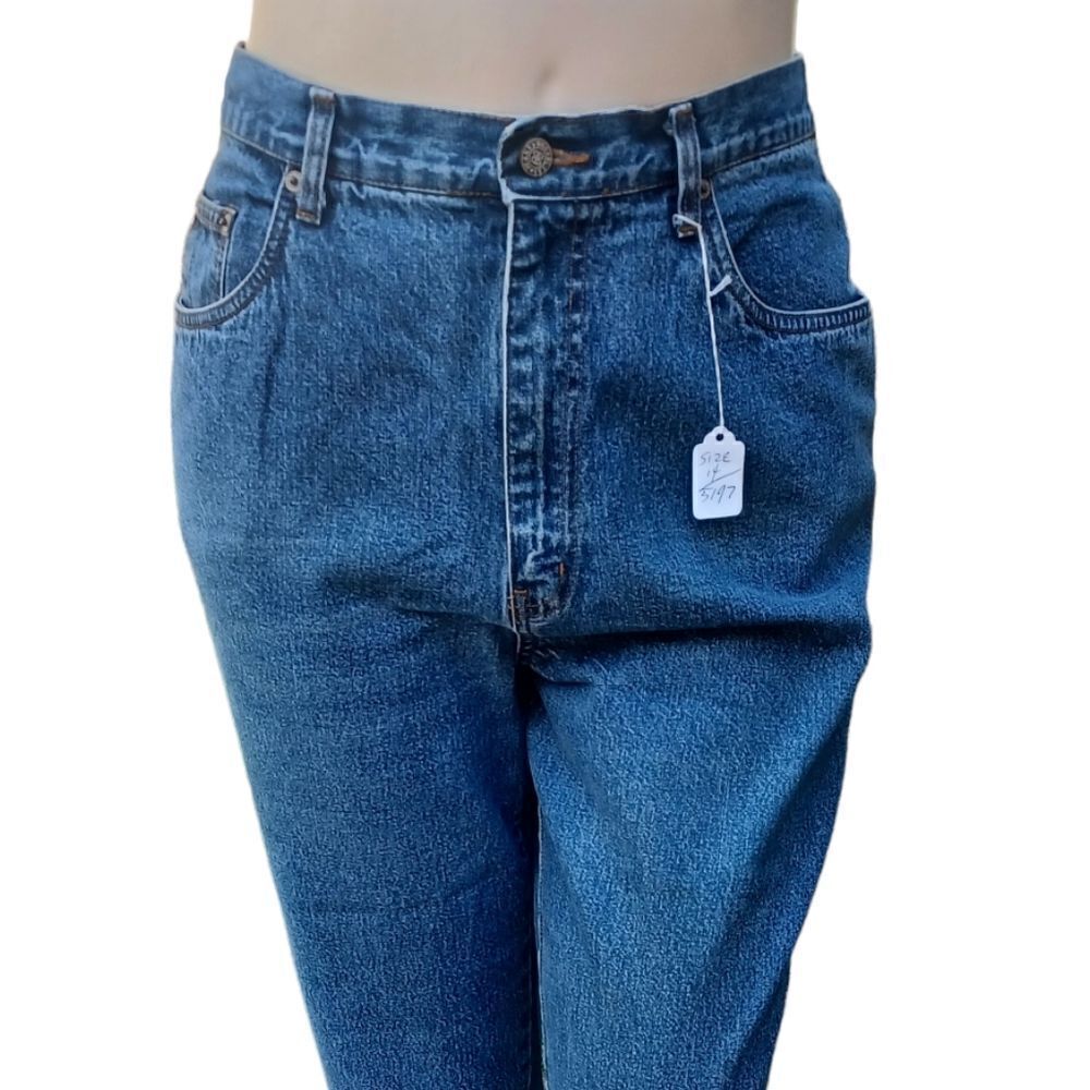 519719...Bill Blast High Rise Crop Jeans Size 14