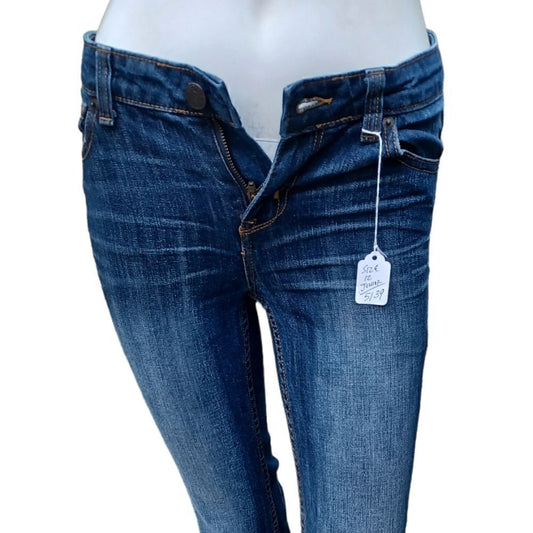 513913...Cherokee Bootcut Jeans Junior Size 12, W26"  26"Inseam  7 1/2"Rise
