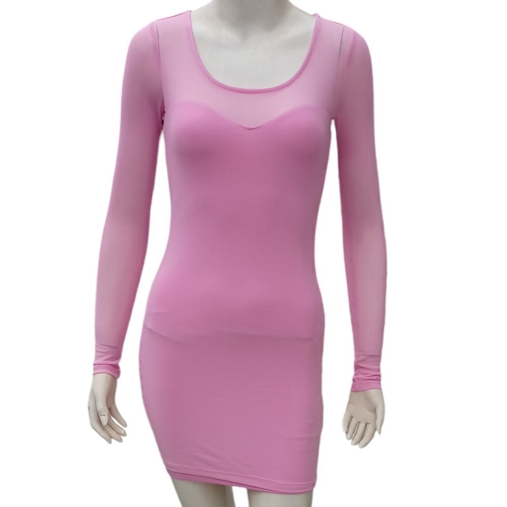 B33....NWT-Material Girl Curve-Hugging Bodycon Dress Pink