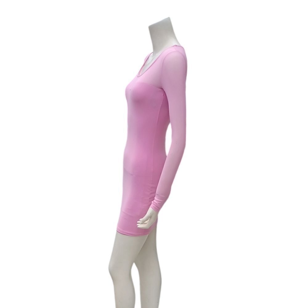 B33....NWT-Material Girl Curve-Hugging Bodycon Dress Pink