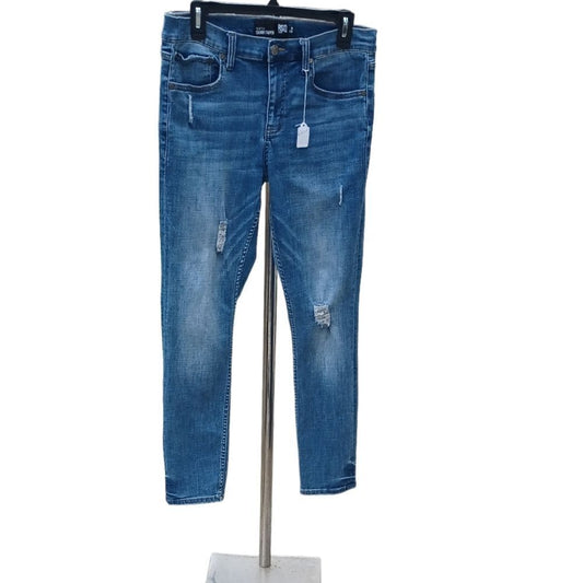 642520....High Waist RSQ Seattle Skinny Tapered Jeans Size 30X30, 9"Rise