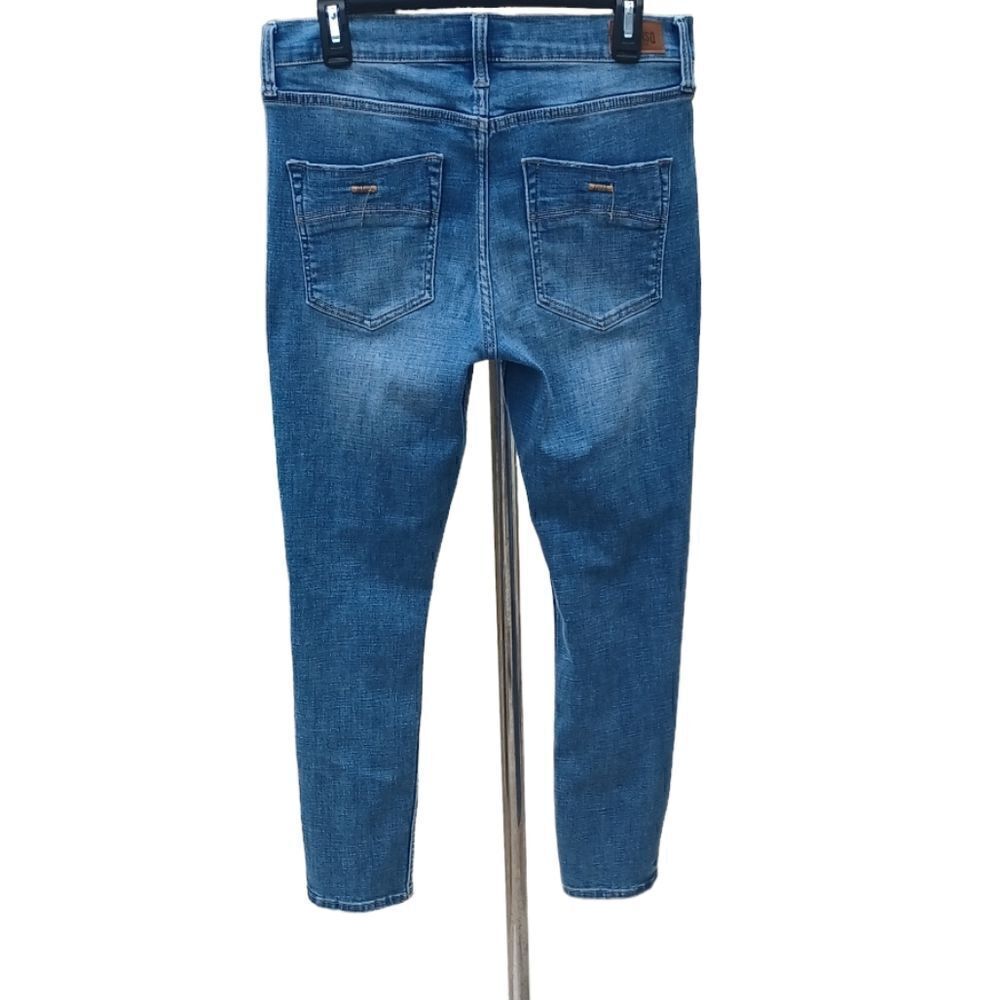 642520....High Waist RSQ Seattle Skinny Tapered Jeans Size 30X30, 9"Rise