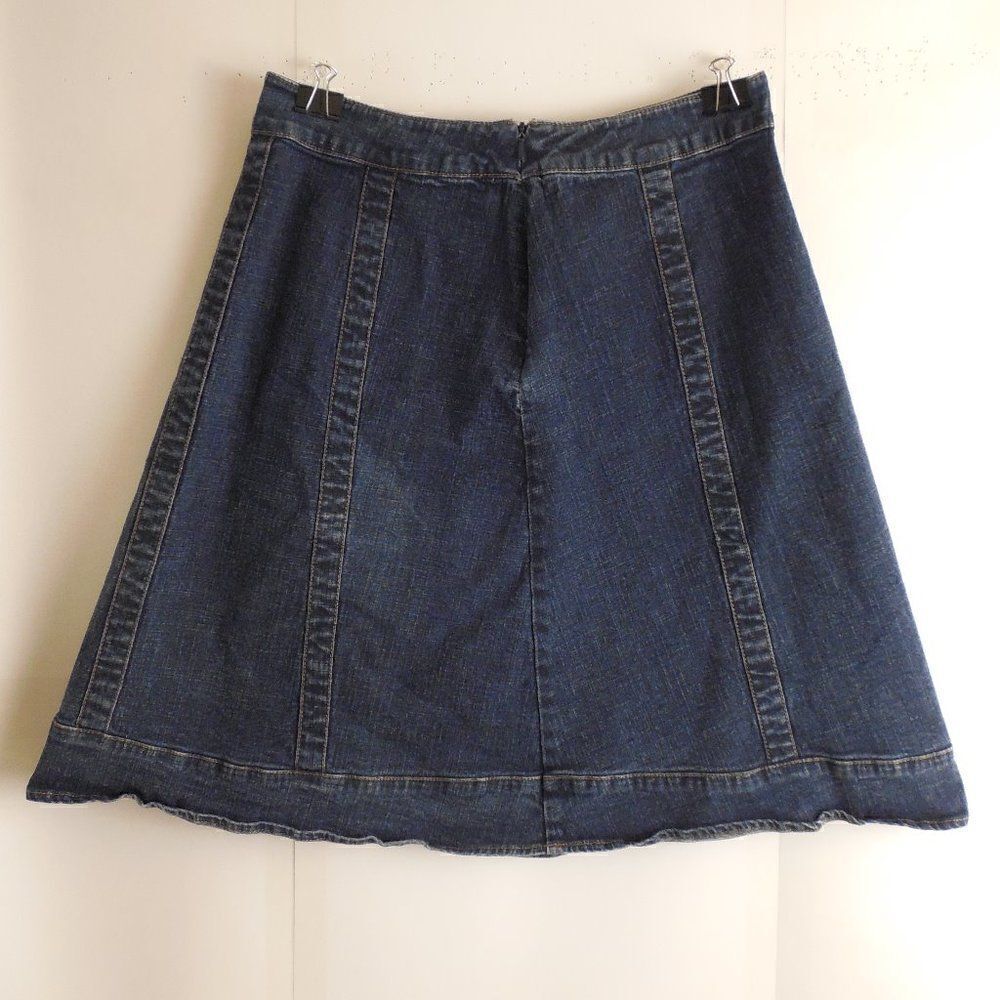 52561....City DKNY Jean Skirt 30" Waist, Cotton Blend