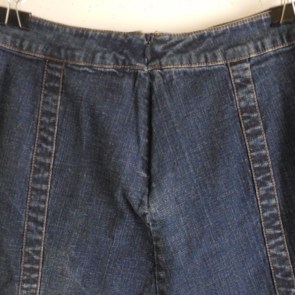 52561....City DKNY Jean Skirt 30" Waist, Cotton Blend