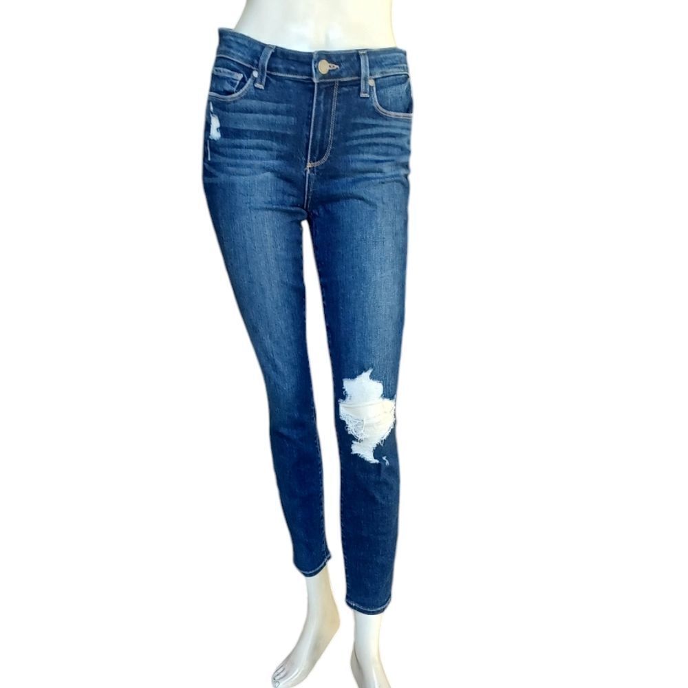 4195...Paige Skinny Jeans Size 27, 26"Inseam 9"Rise