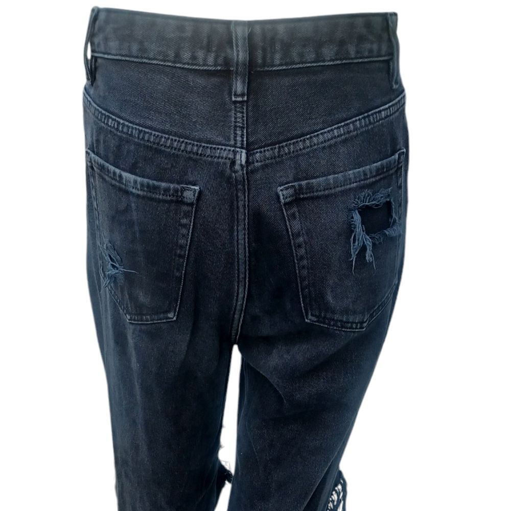4112.....Pacsun Black Straight leg Jeans Size 27, W26"  30"Inseam  11"Rise