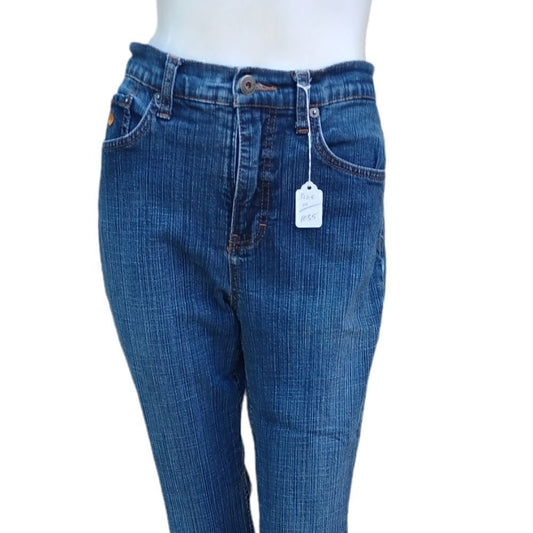 103511...Glory Vanderbilt Bootcut Jeans Size 10, W30" 28"Insesm 10"Rise