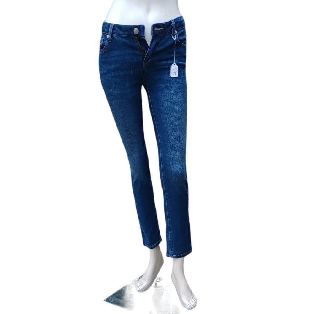 104414..Cherokee Skinny Jeans Size Jr 12, W24"  26 1/2"Inseam  8" Rise