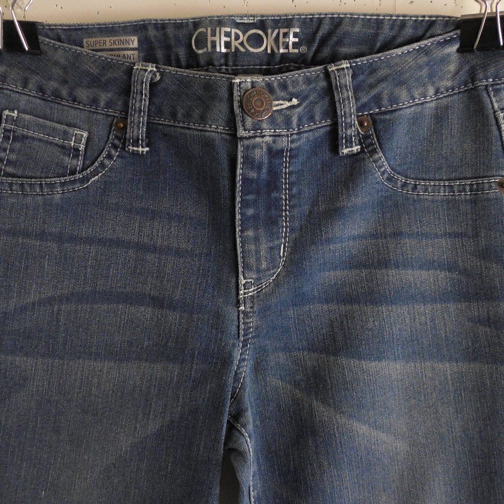 102013...Cherokee Skinny Jeans Size 12Jr., W25" 26"Inseam  7 1/2"Rise