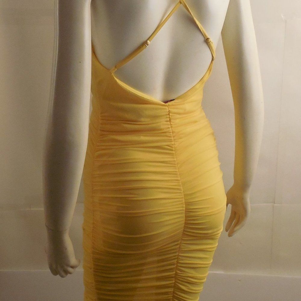 Material Girl Juniors' Ruched Crisscross Size M