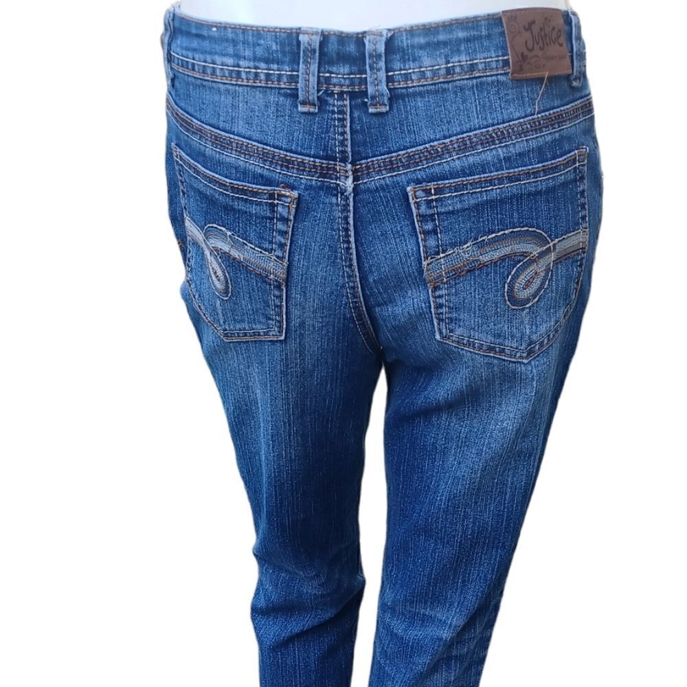 512919..Justice Skinny Jeans Size 14 1/2