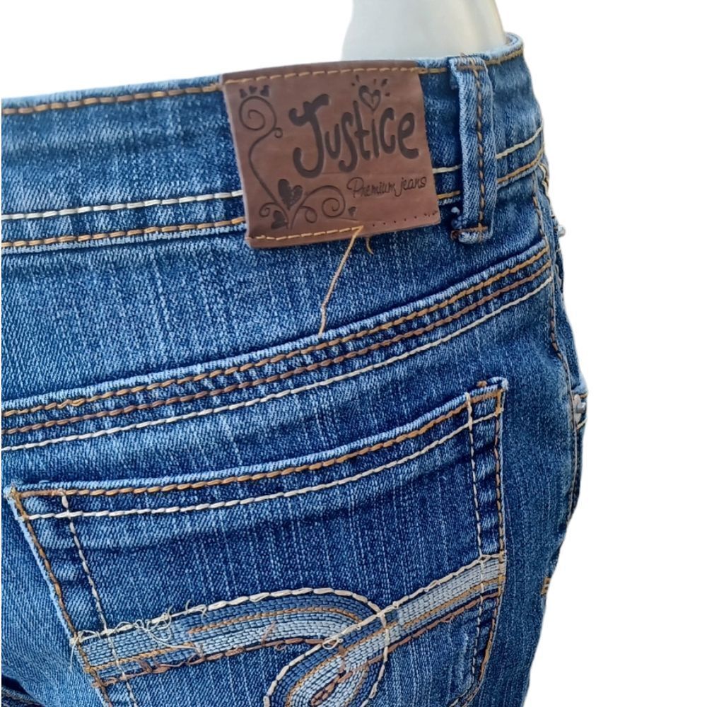 512919..Justice Skinny Jeans Size 14 1/2