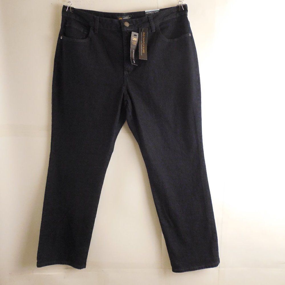 534728...Lee Straight Leg Jeans Size 16P W34" 28"Inseam  11"Rise