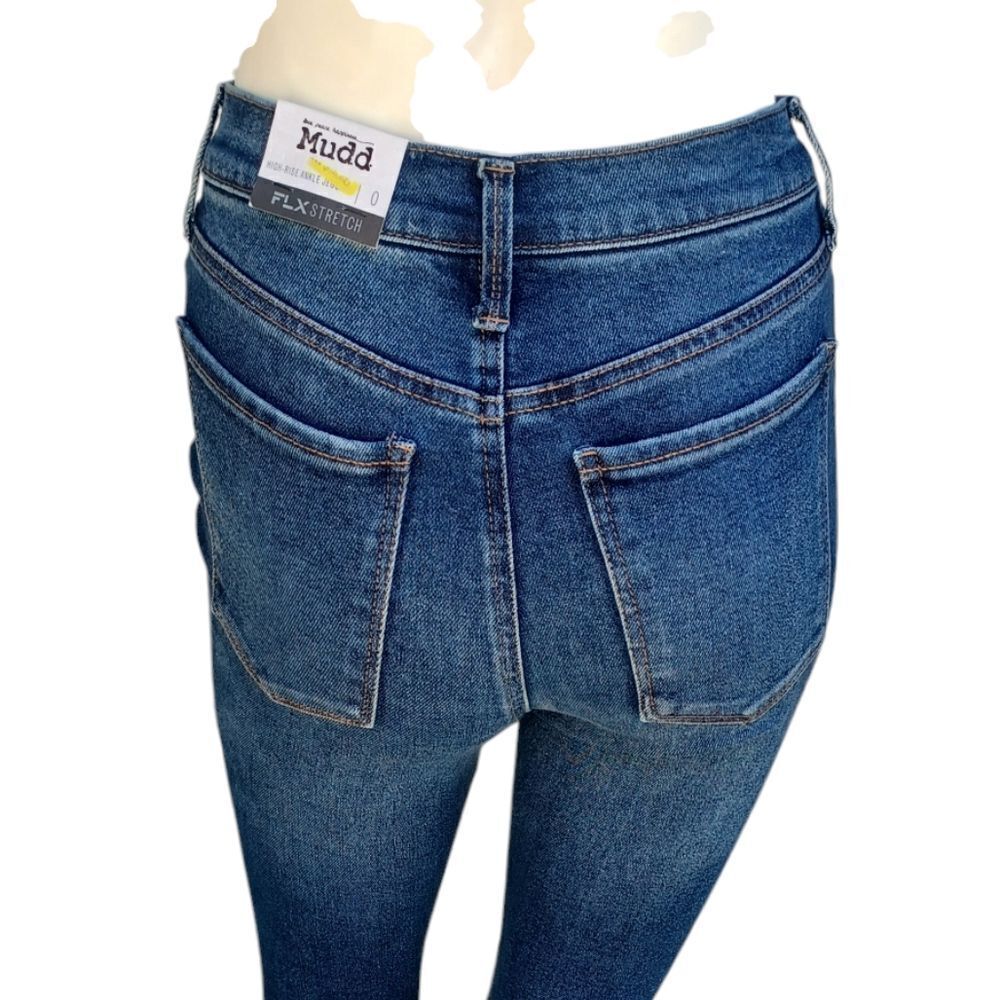 4124...Mudd High Rise Ankle Jegging Size 0, W24" 26"Inseam 9"Rise