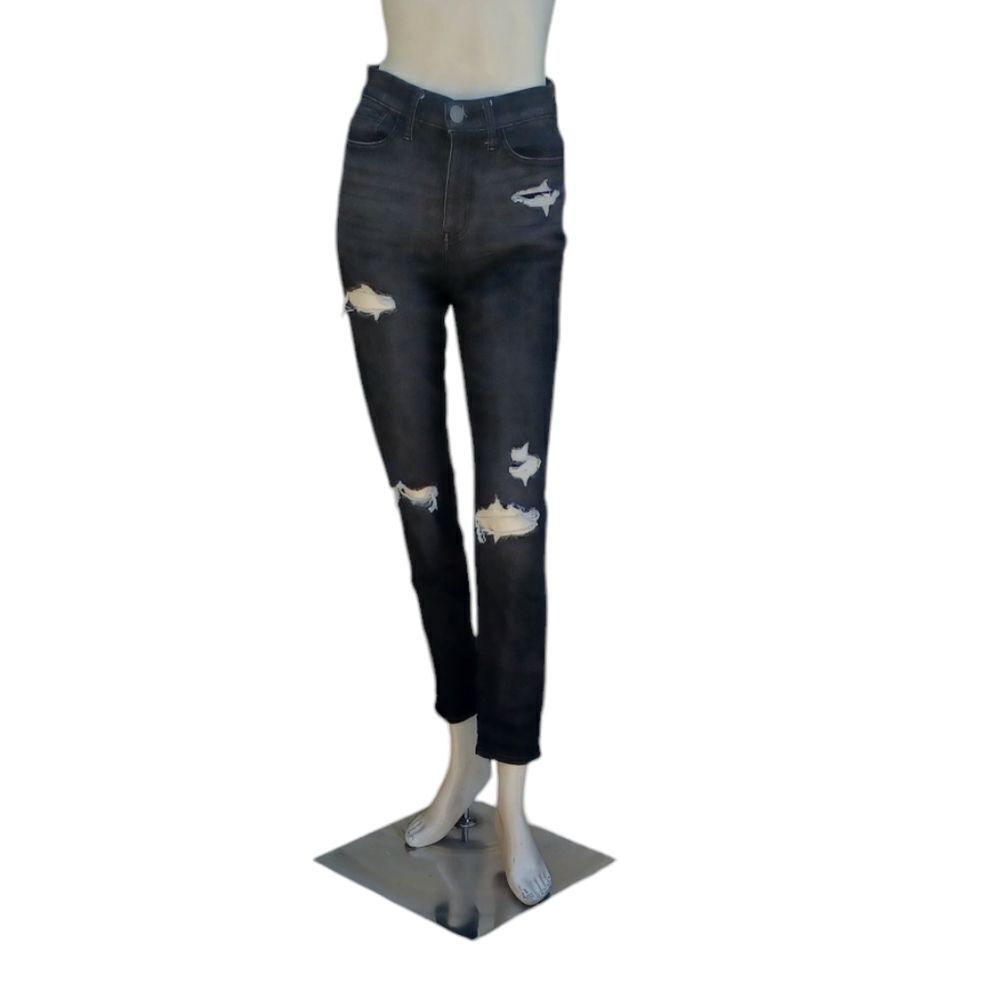 412541....Black SO High Waist Mom Jeans Size 1