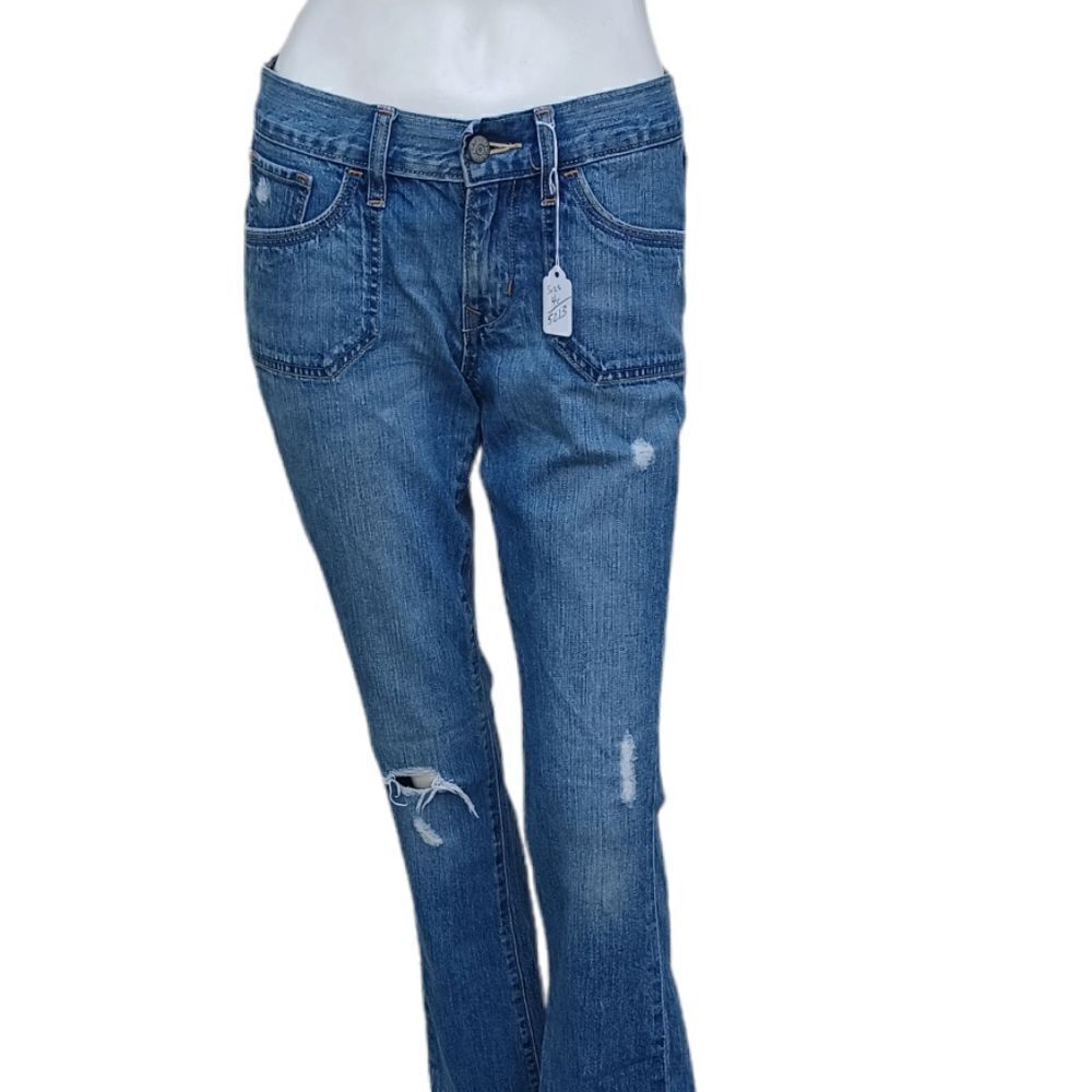 52135...Old Navy Diva Bootcut Jeans Size 4R W28, 29"Inseam 7"Rise