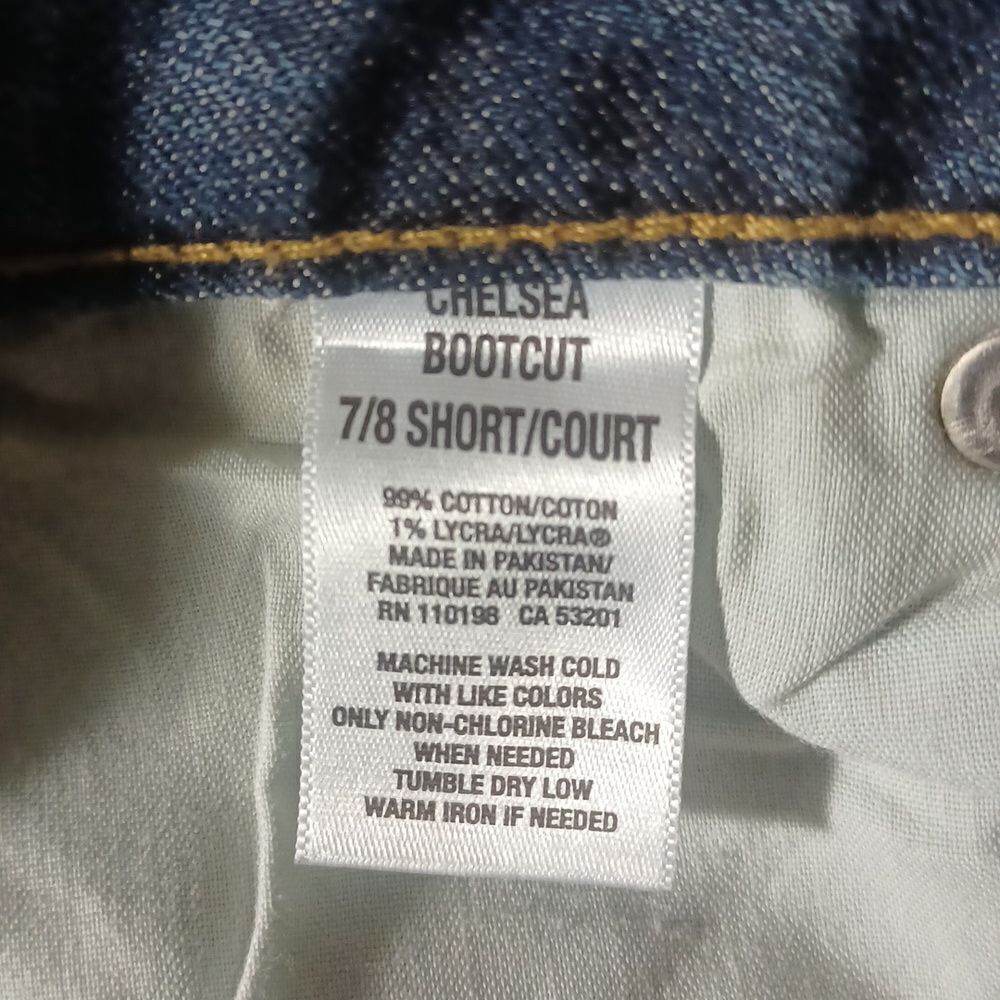 52197..Aeropostale Bootcut Jeans Size 7/8, 30"W, 28"Inseam, 7"Rise