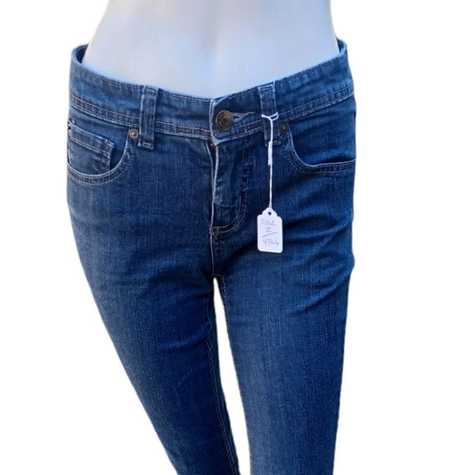 43269...Heritage by Bass Skinny Jeans Size 2, W28" 28"Inseam 7"Rise