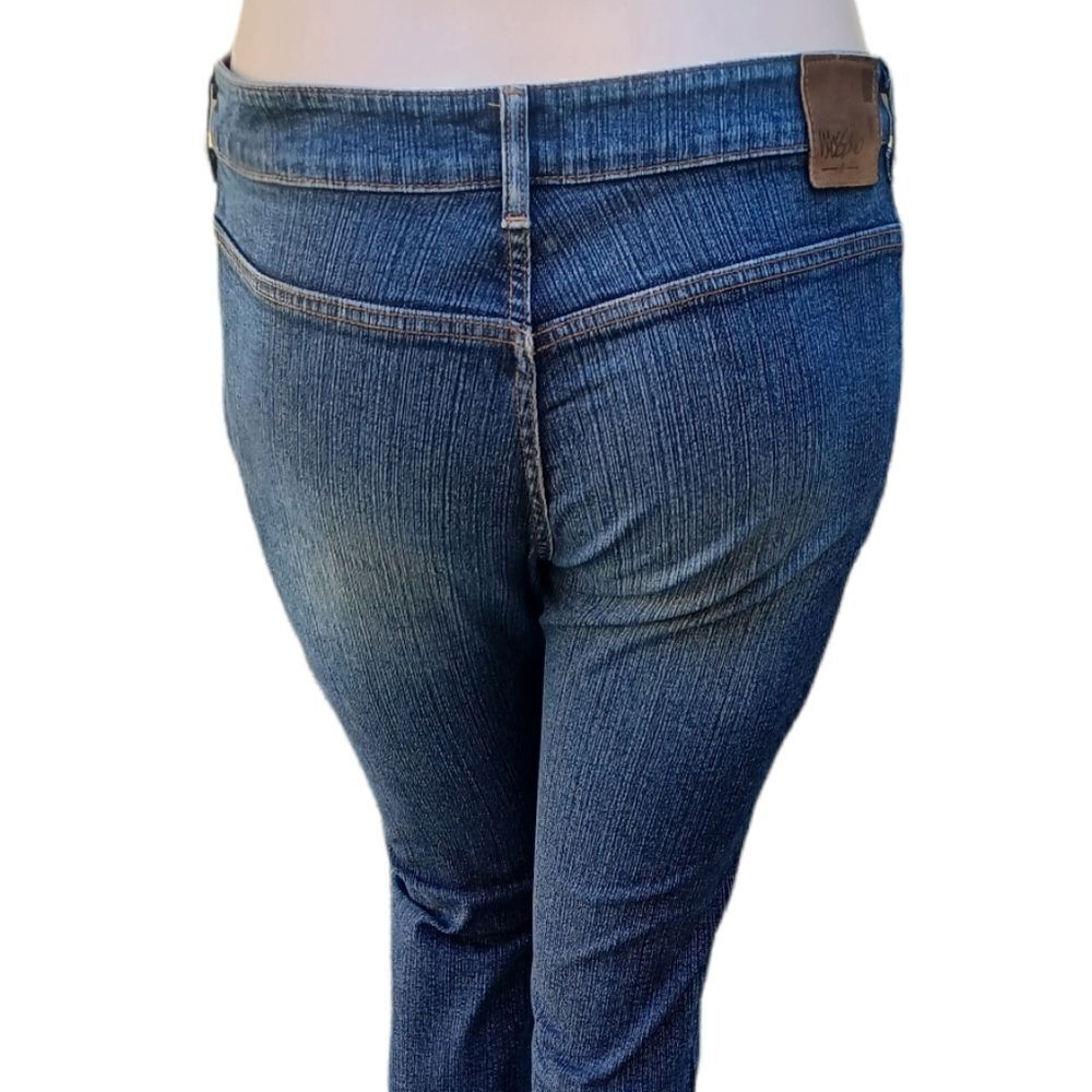 43466...Preowned Mossimo Bootcut Jeans Size 13JR. W34" 26"Inseam  9"Rise