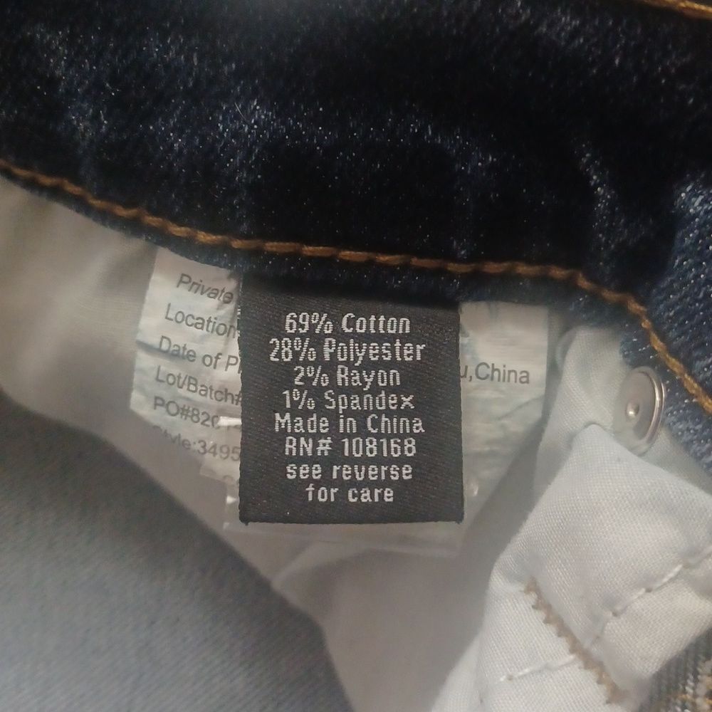 668434...RSQ Straight leg London Skinny Jeans Size 16JR, W26" 27"Inseam  9"Rise