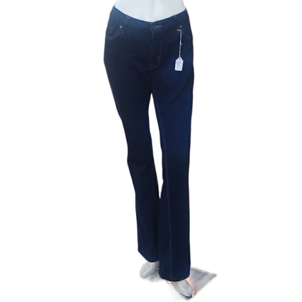 668534....Kenneth Cole Bootcut Jeans Size 27, W28"  32"Inseam  7"Rise