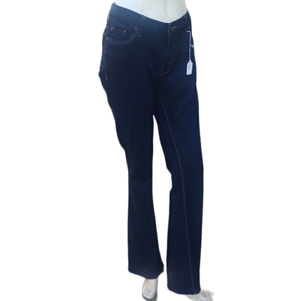 668534....Kenneth Cole Bootcut Jeans Size 27, W28"  32"Inseam  7"Rise
