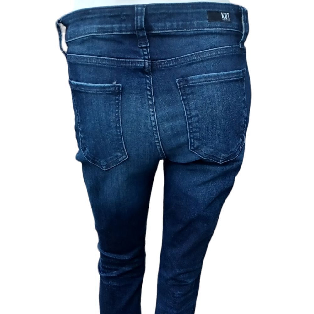 644136....Kut from the Kloth Skinny Jeans Size 6, W28" 26"Inseam  9"Rise