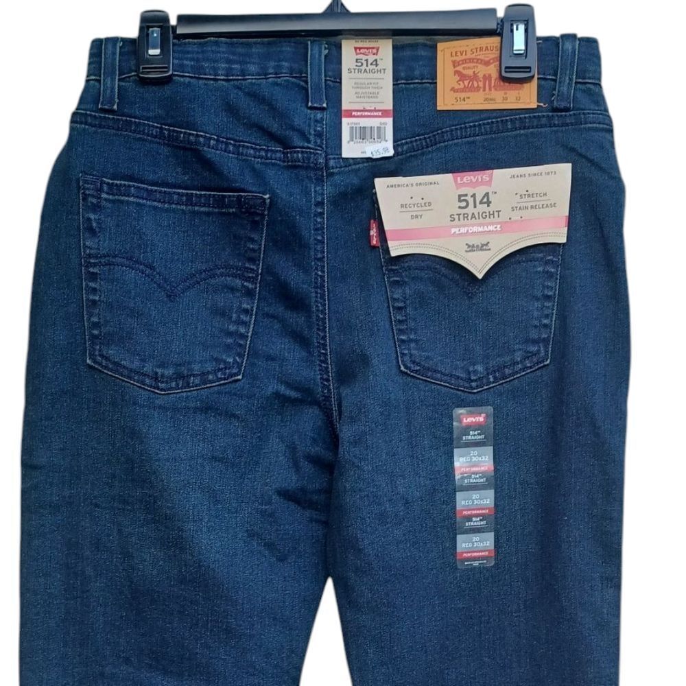 8180... Levis 514 FLEX Stretch Straight Leg Jeans Size W30 L32