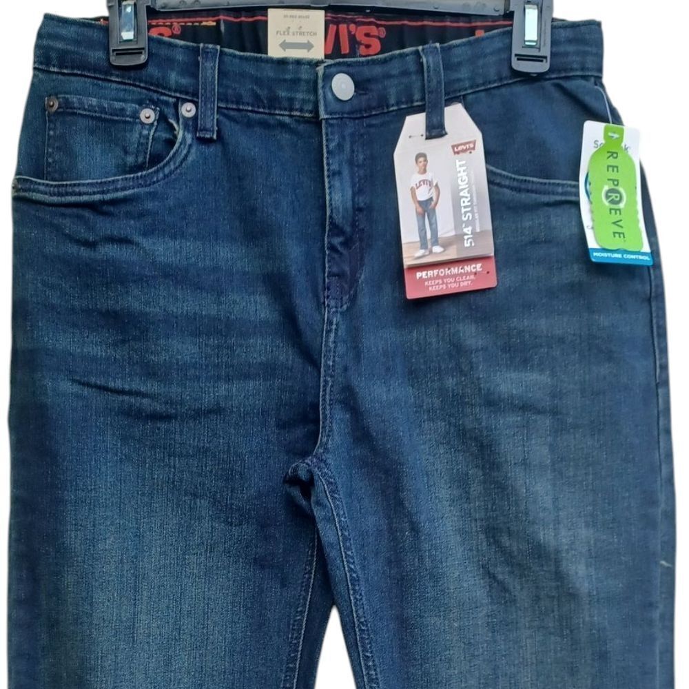 8180... Levis 514 FLEX Stretch Straight Leg Jeans Size W30 L32