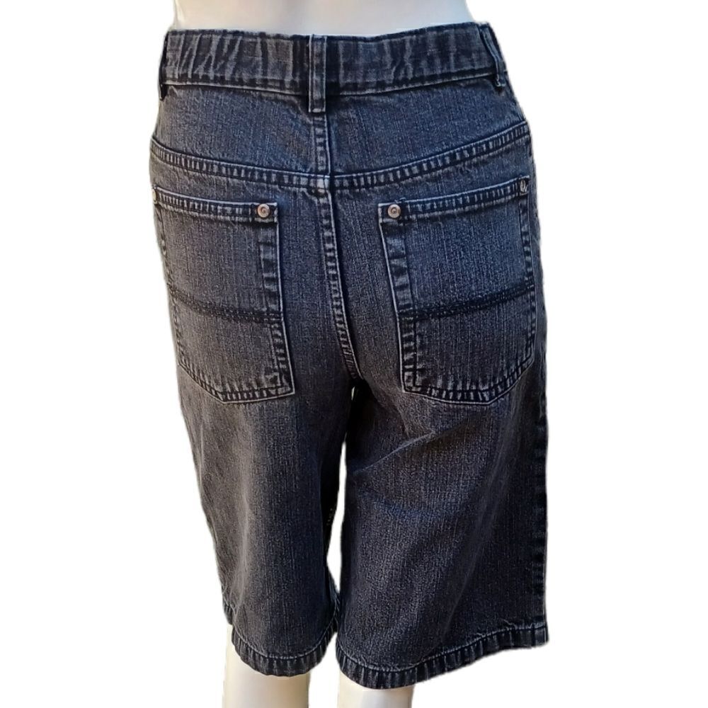 52931...High Seirra Black Crop Jeans Size 12