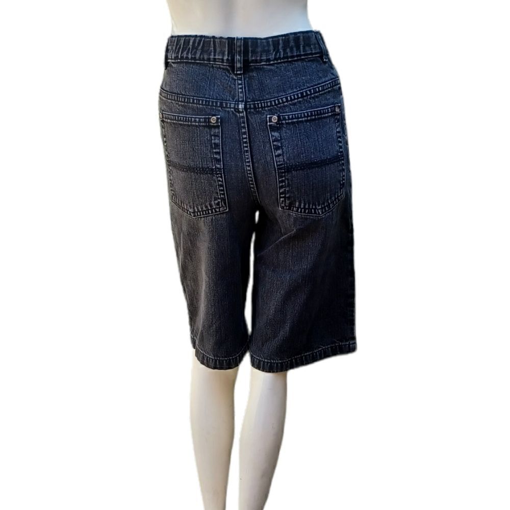52931...High Seirra Black Crop Jeans Size 12