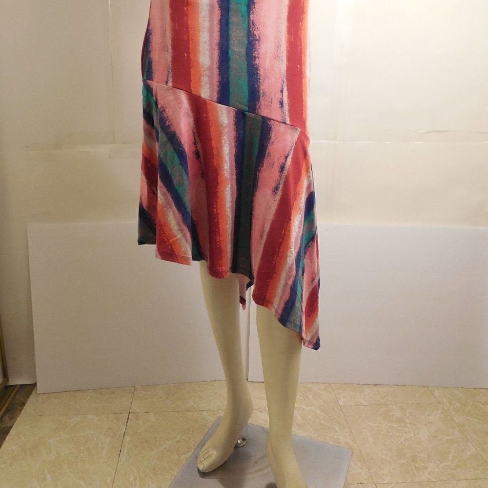 B31.....URBAN ROSE Juniors Printed Midi Skirt