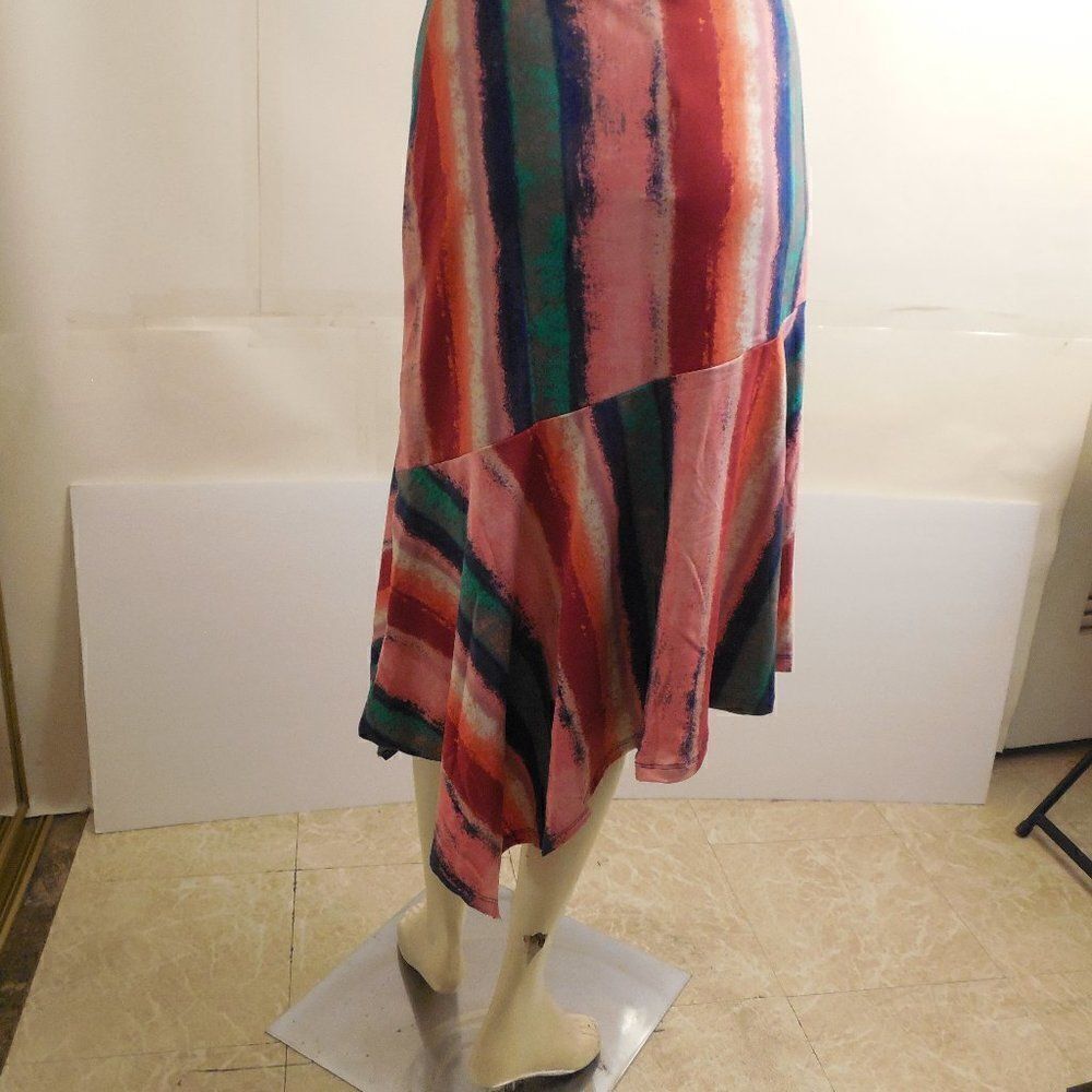 B31.....URBAN ROSE Juniors Printed Midi Skirt