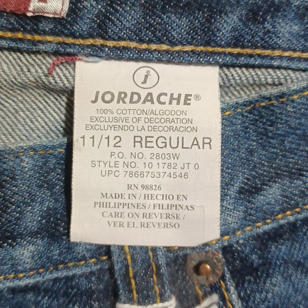 422116...Jordache Flare Jeans Size 11/12R, W31" 30"Inseam 8"Rise