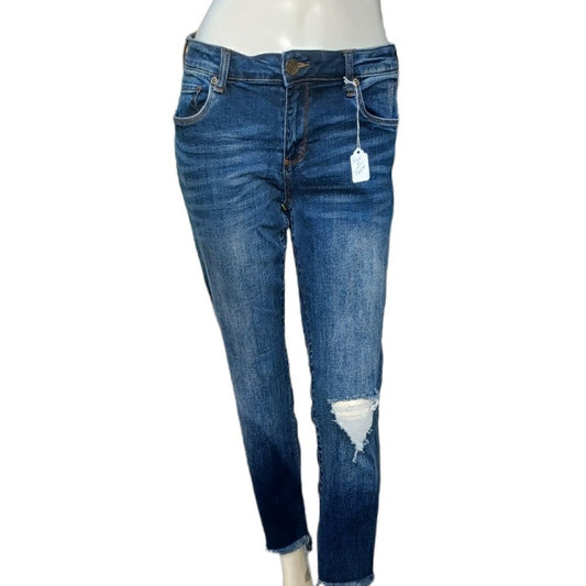 568421.....Kut from the Kloth Ankle Straight Size 4, W28" 26"Inseam  9"Rise
