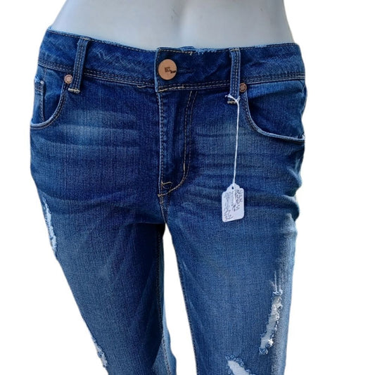 579625...1822 Denim Crop Jeans Size 6, W30", 18" Inseam, 8 1/2"Rise