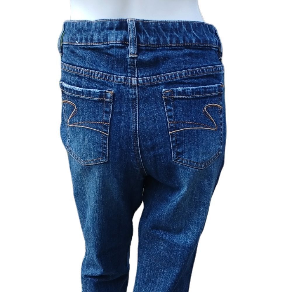 59699.....Liz&Co. Petite Stretch Crop Jeans Size 12