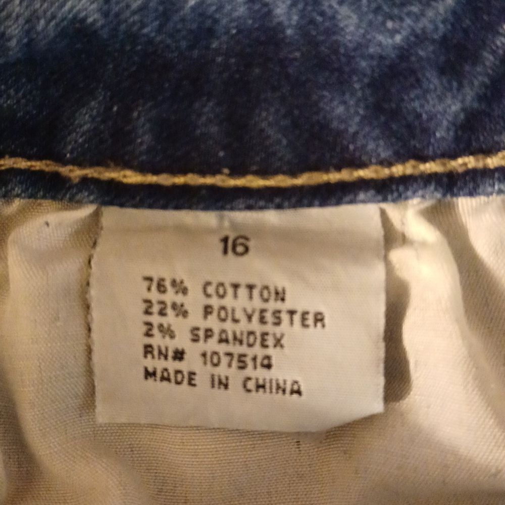 585547 Girls Aviva Crop Jeans Size 16