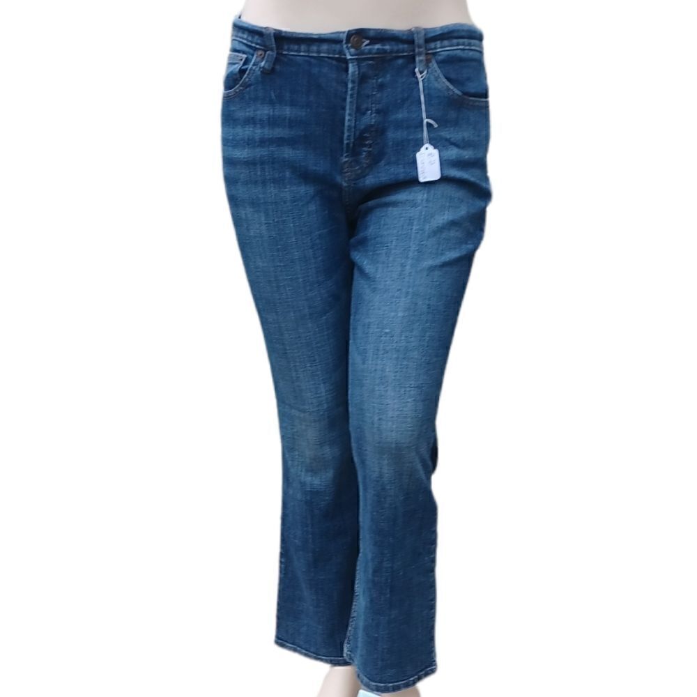 584447....... London Jean Bootcut Size 14, W34" 27"Inseam  10"Rise