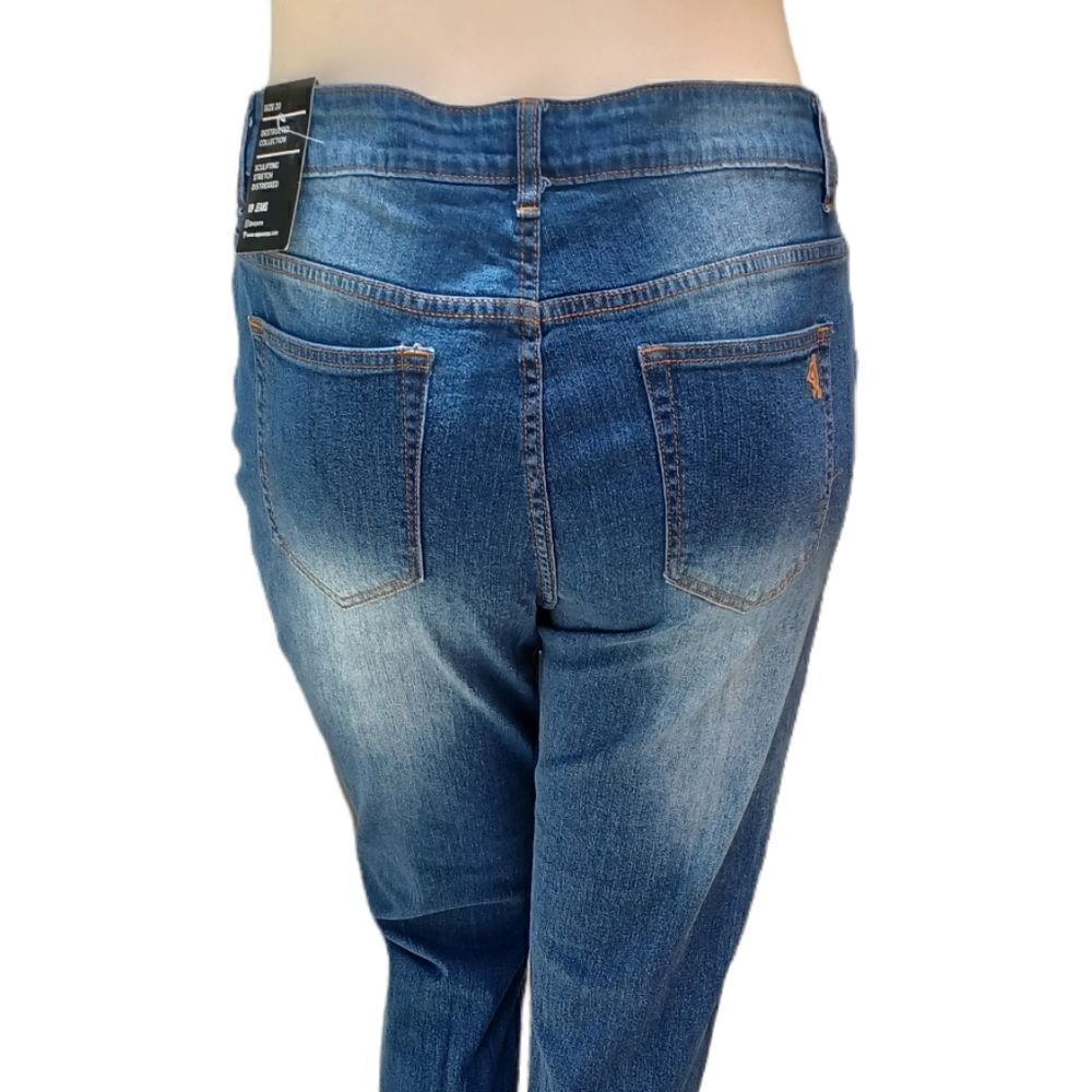 534627....VIP Ankle Crop Jeans, Destructed Collection