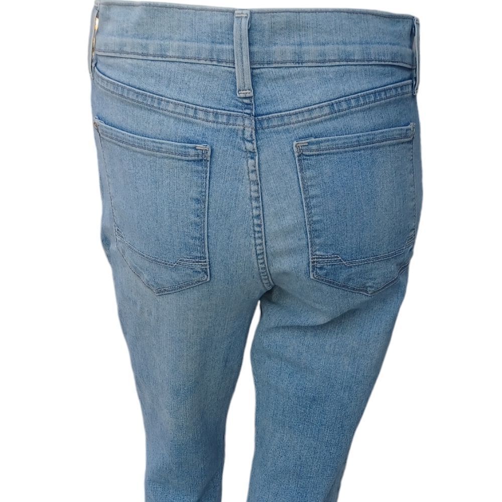 4114.....NYDJ Cuffed Cropped High Waist Jeans Size 6, W28" 22"Inseam  9"Rise