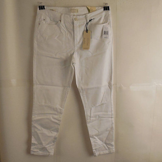 536627...Nicole Miller Pure White Skinny Jeans Size 30